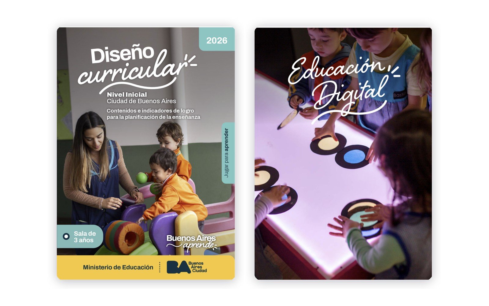 Diseño curricular y Educación Digital — nivel inicial, sala de 3